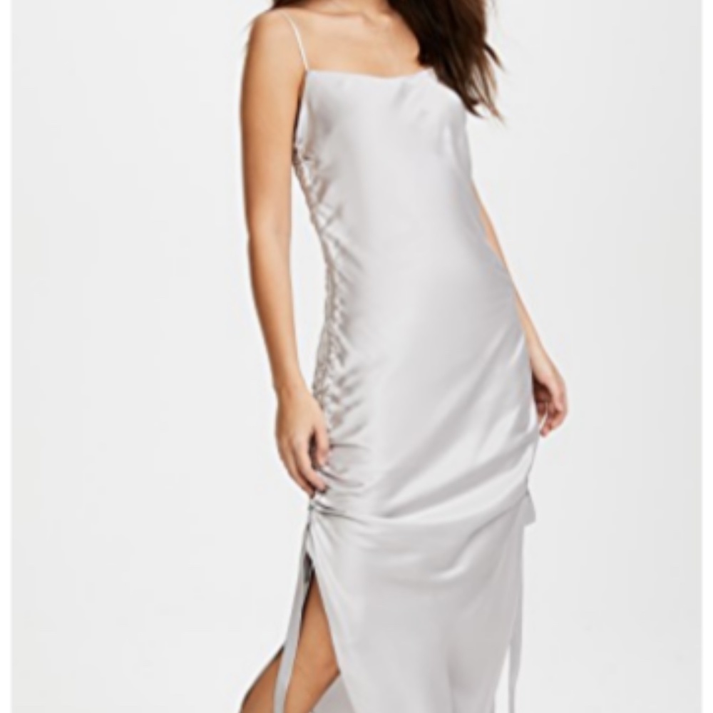 Zimmermann Ruche Slip Dress